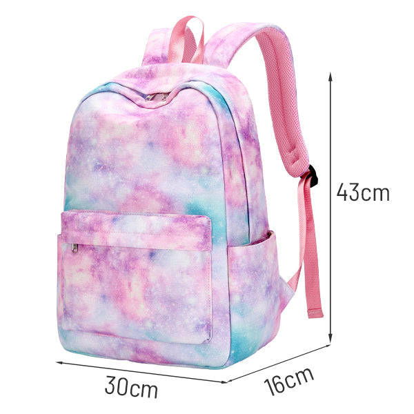Student Tie-dye Backpack  Pearly Pink