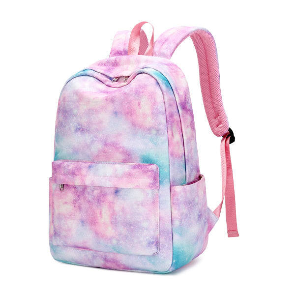 Student Tie-dye Backpack  Pearly Pink