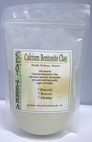Clay Terra - Calcium Bentonite Clay 1 lb. food grade