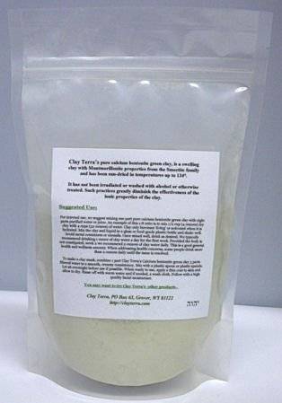 Clay Terra - Calcium Bentonite Clay 1 lb. food grade