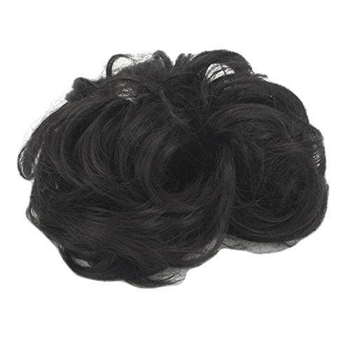 Focussexy Scrunchie Bun Up Do Hair piece Hair Ribbon Ponytail Extensions Wavy Curly or Messy 14...