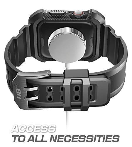 SUPCASE Apple Watch 4 Case, [Unicorn Beetle Pro] Rugged Protective Case with Strap Bands for Appl...