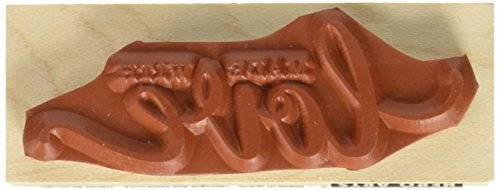 Hero Arts Wood Mounted Rubber Stamp 2.75-inch x 1-inch-Made W/Love Message