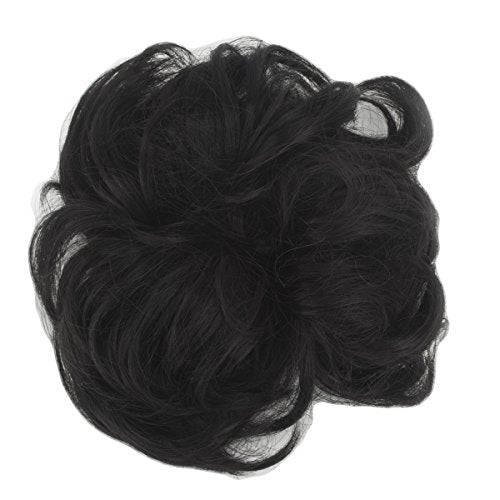 Focussexy Scrunchie Bun Up Do Hair piece Hair Ribbon Ponytail Extensions Wavy Curly or Messy 14...