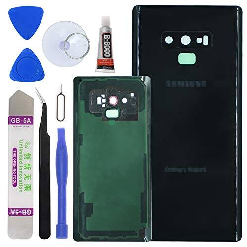 LUVSS Rear Glass Assembly for [Samsung Galaxy Note 9] N960 Back Glass Panel Cover Case Housing Re...