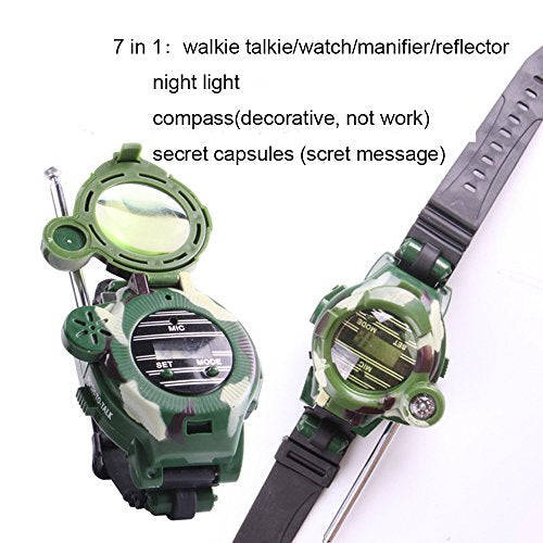 Mokiki Walkie Talkie Watches for Kids, Two-Way Long Range Radio Transceiver, Digital Wrist Walky ...