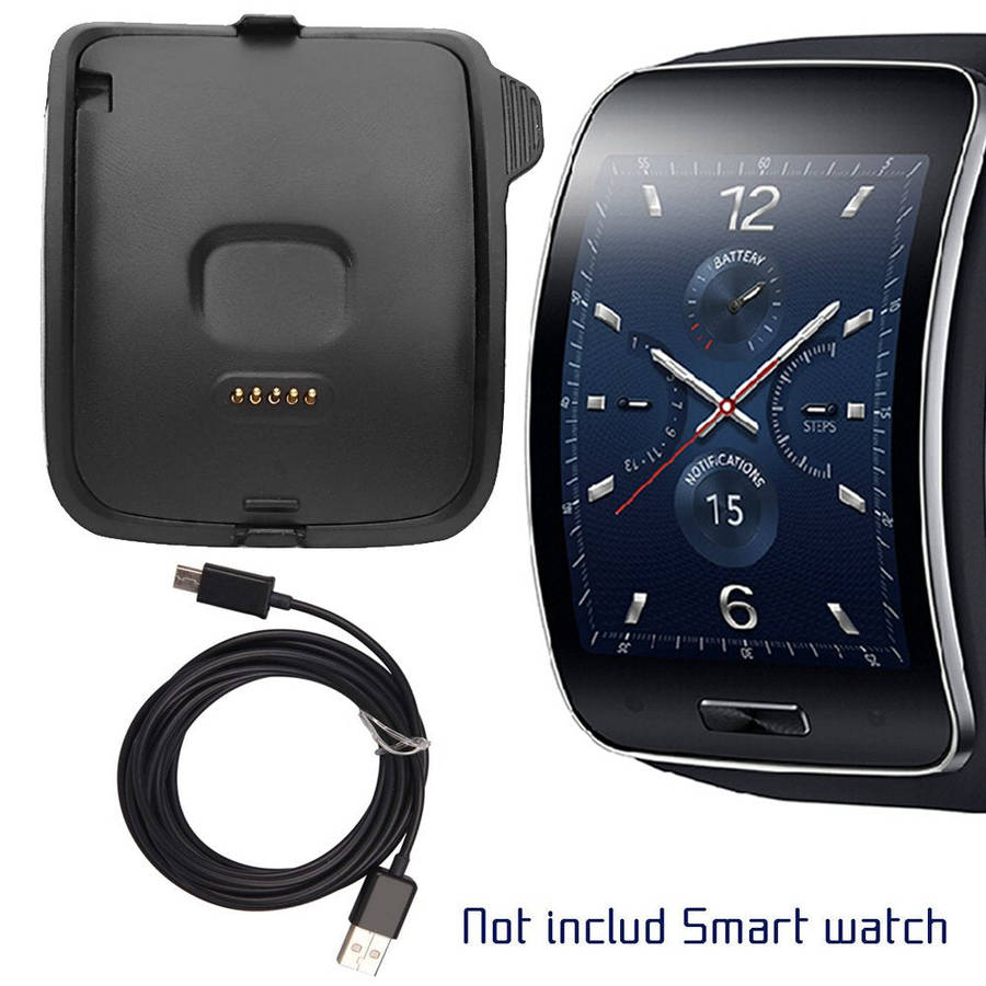 Gear S Charger, Samsung Gear S SM-R750 Charging Dock, AnoKe Replacement Charger Cradle Holder Cha...