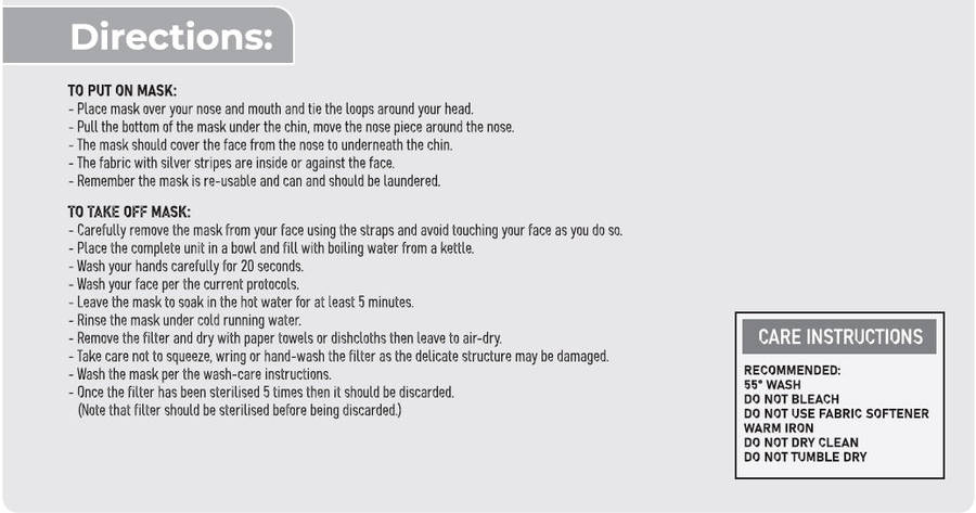 MEDMASK Silver Facial Mask - 3-Pack