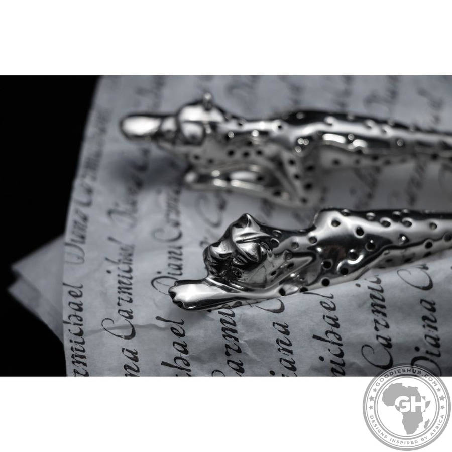 Salad Server Small- Cheetah Africa Collection - Diana Carmichael