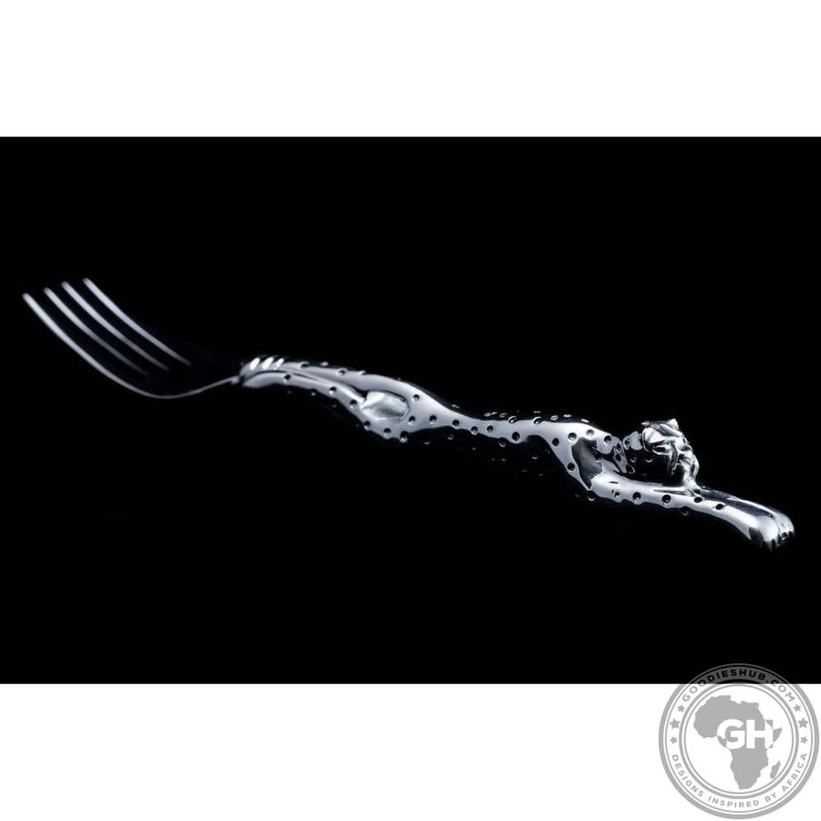 Dessert Fork Set of 6 - Cheetah Africa Collection - Diana Carmichael