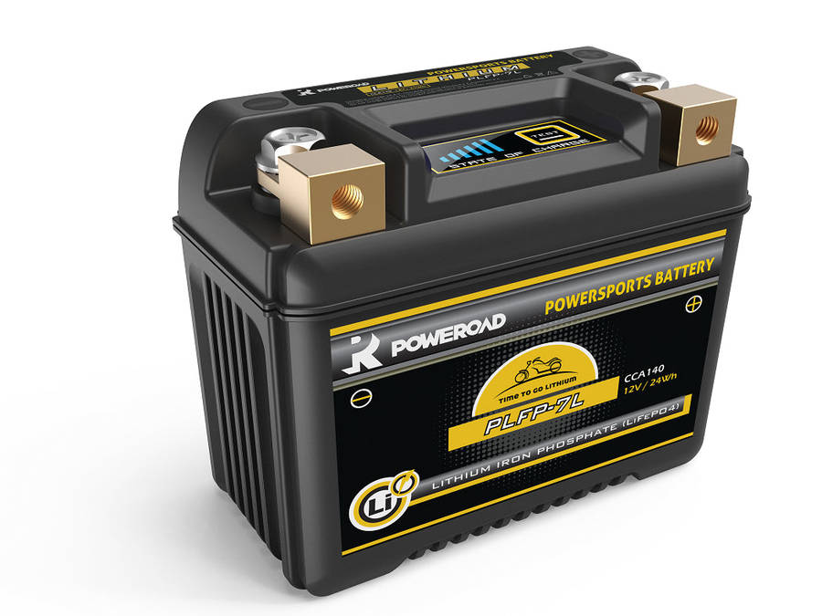 Poweroad Lithium Battery PLFP-7L - Motorcycle Battery