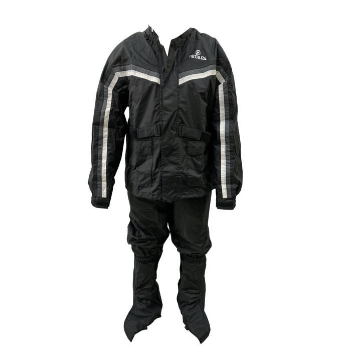 Metalize 602 Black/Grey Rain Suit