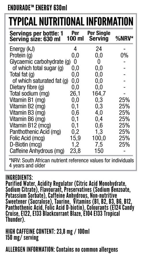 Nutritech Endurade Energy Drink