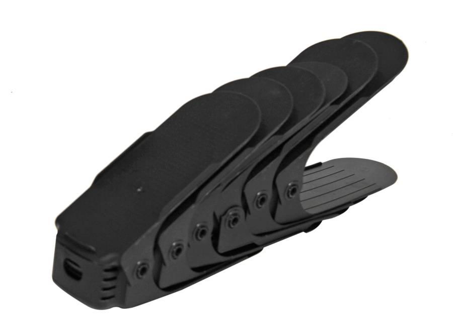 Shoe Organizer - Set of 6 - Black