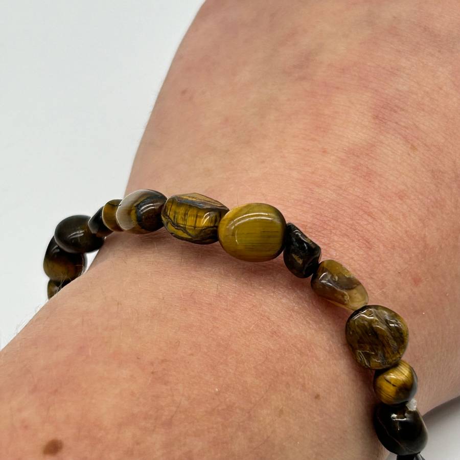 Tiger's Eye Nugget Crystal Bracelet