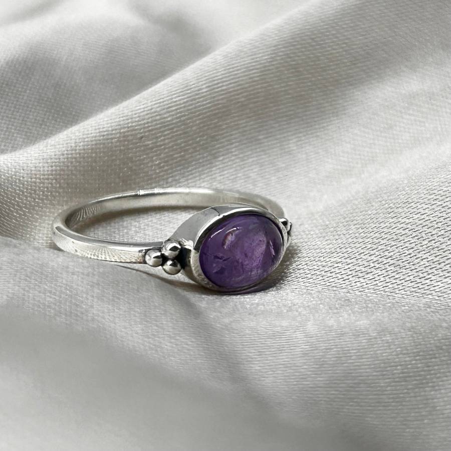 Sterling Silver Amethyst Ring