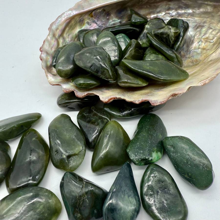 Nephrite Jade Tumbled Crystal
