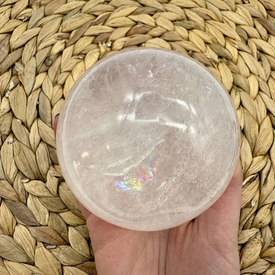Clear Quartz Crystal Sphere
