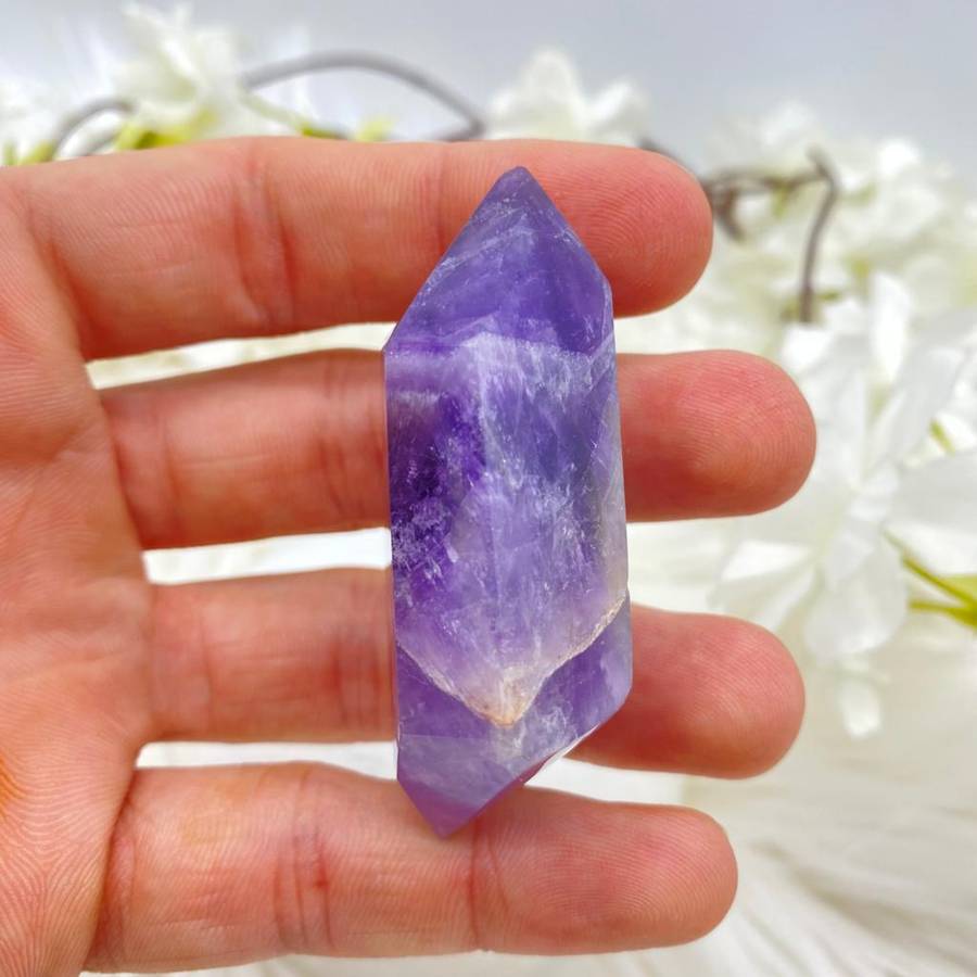 Double Terminated Amethyst Point