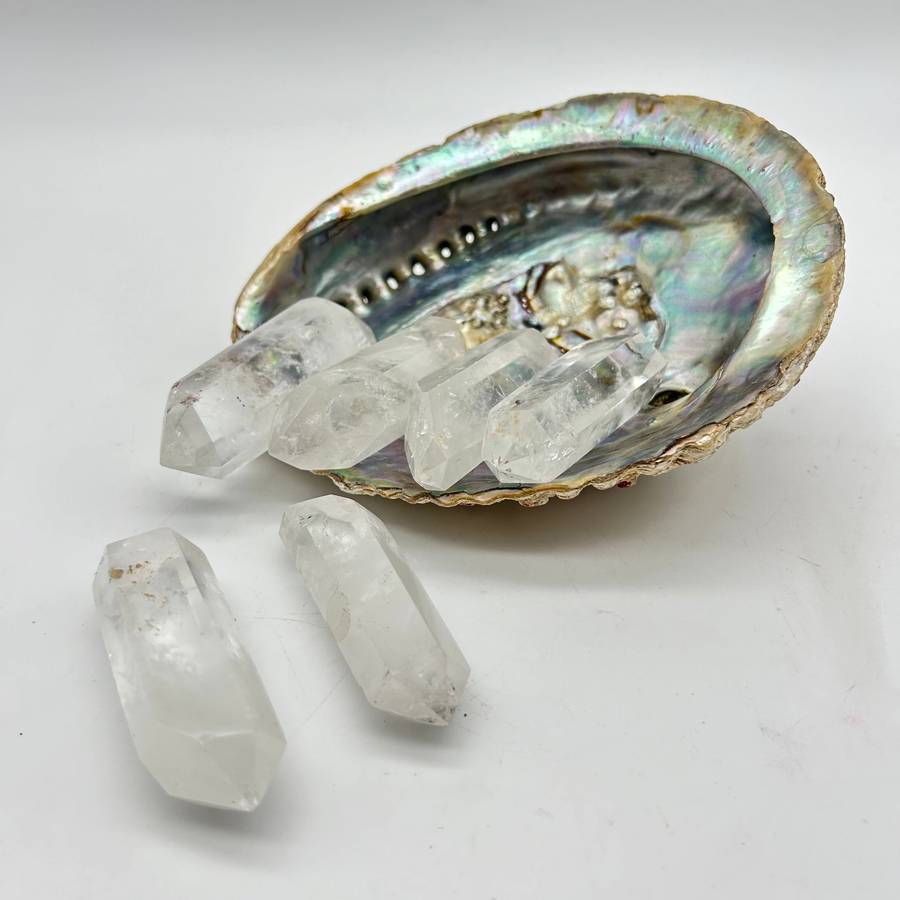 Double Terminated Clear Quartz Generators