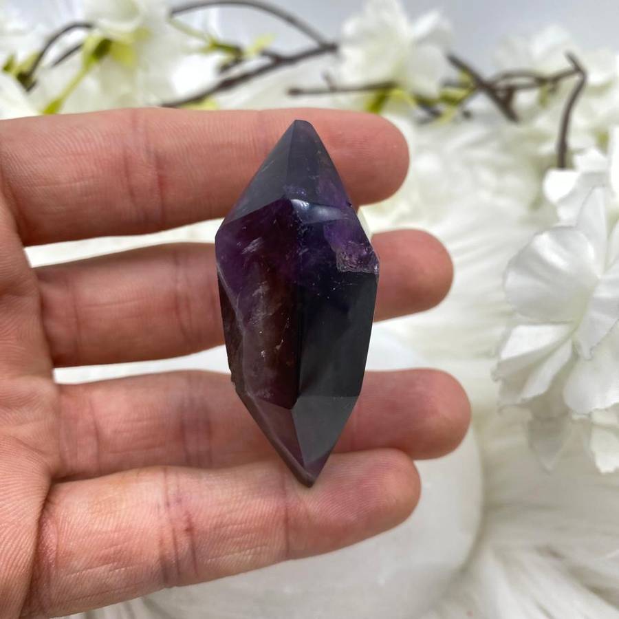 Double Terminated Amethyst Point