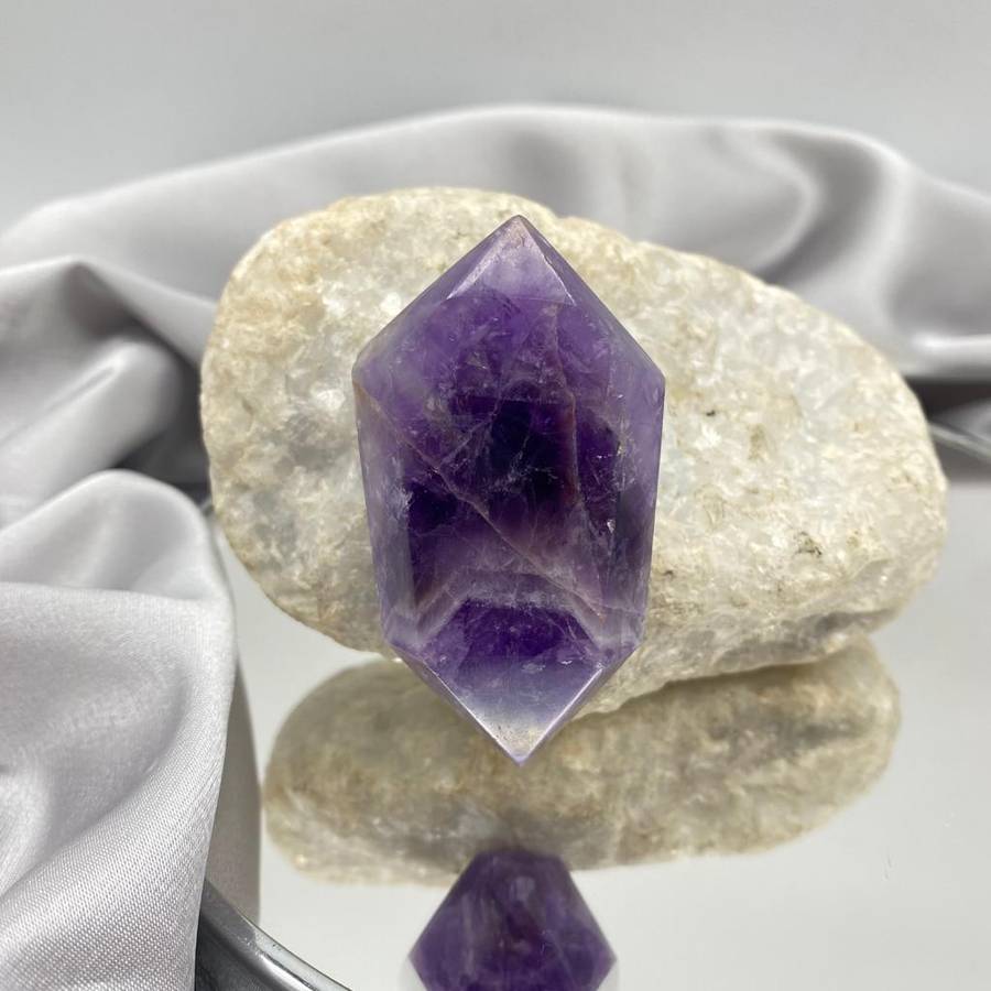 Double Terminated Amethyst Point