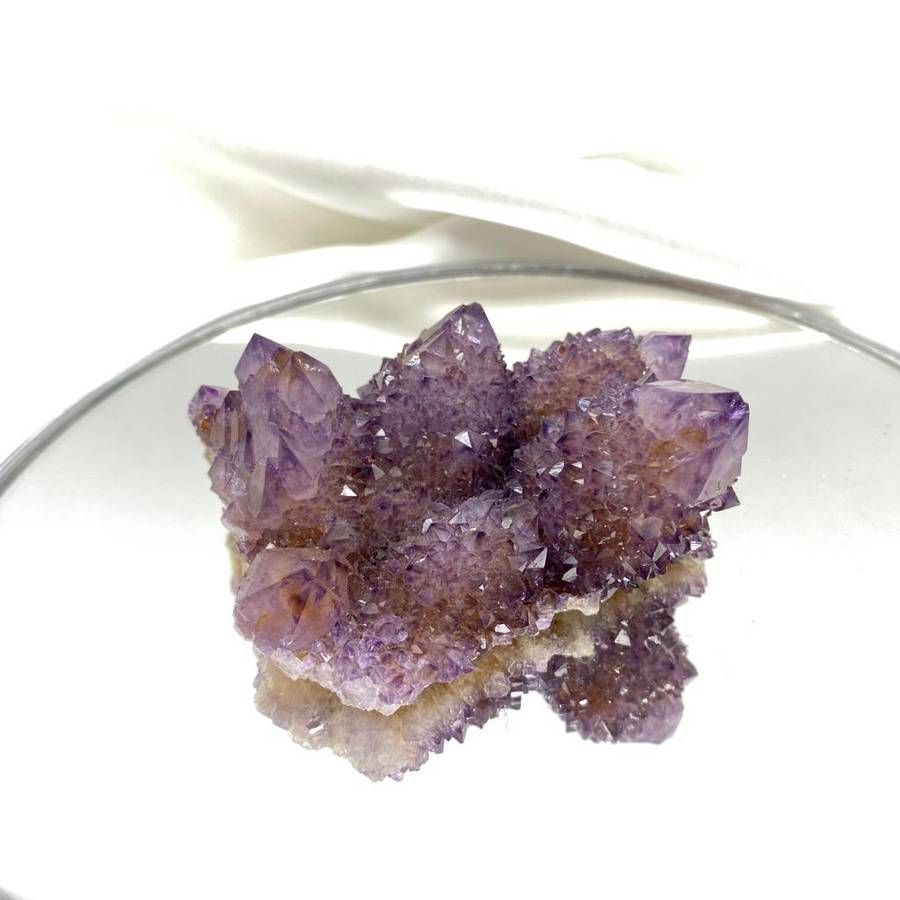 Dark Cactus Quartz Cluster