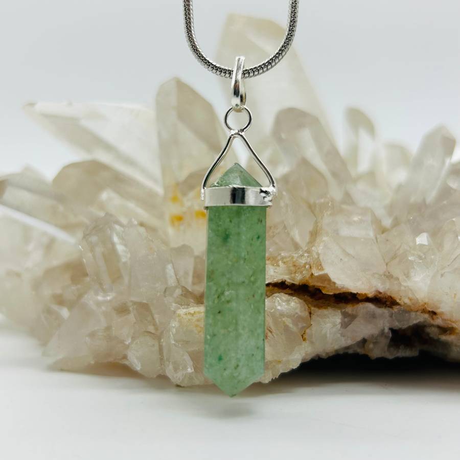 Green Aventurine Crystal Pendant