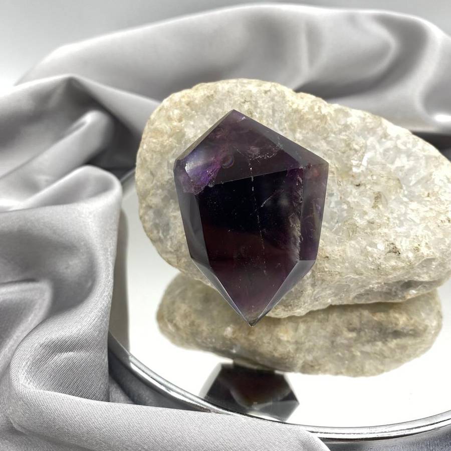 Double Terminated Amethyst Point