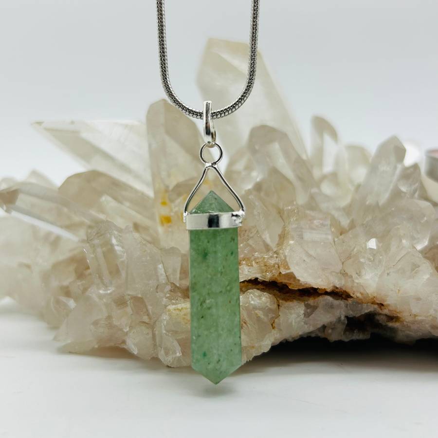 Green Aventurine Crystal Pendant