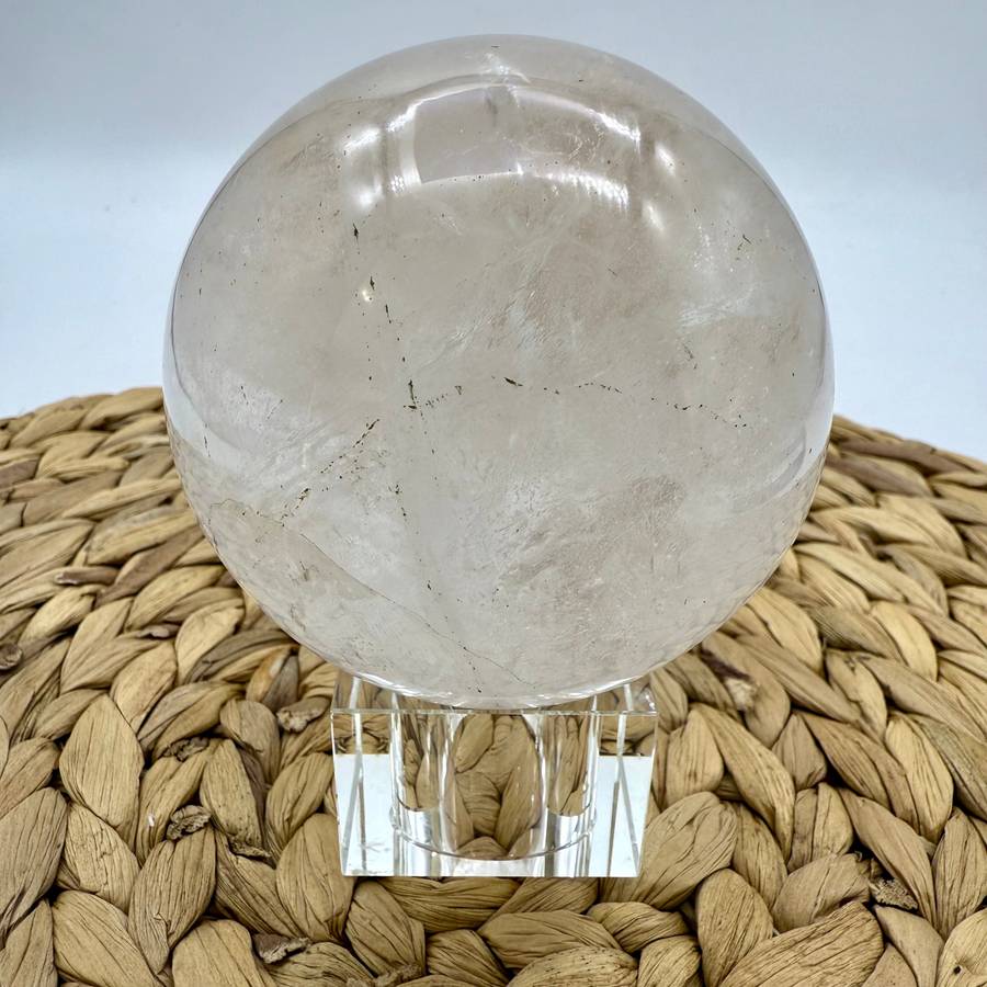 Clear Quartz Crystal Sphere