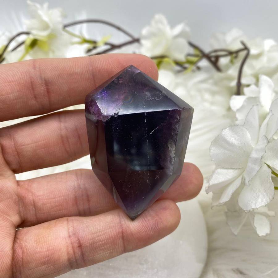 Double Terminated Amethyst Point