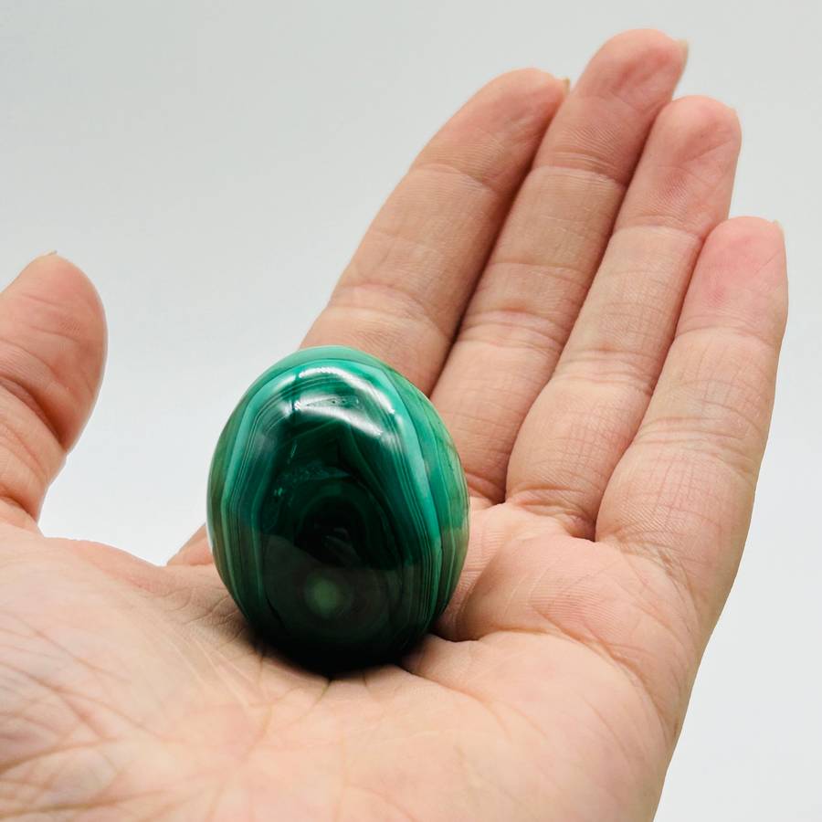 Malachite Crystal Egg - Small
