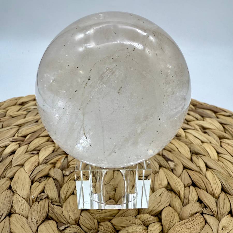 Clear Quartz Crystal Sphere