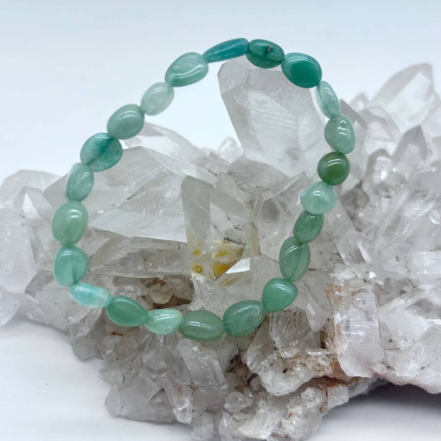 Green Aventurine Crystal Nugget Bracelet