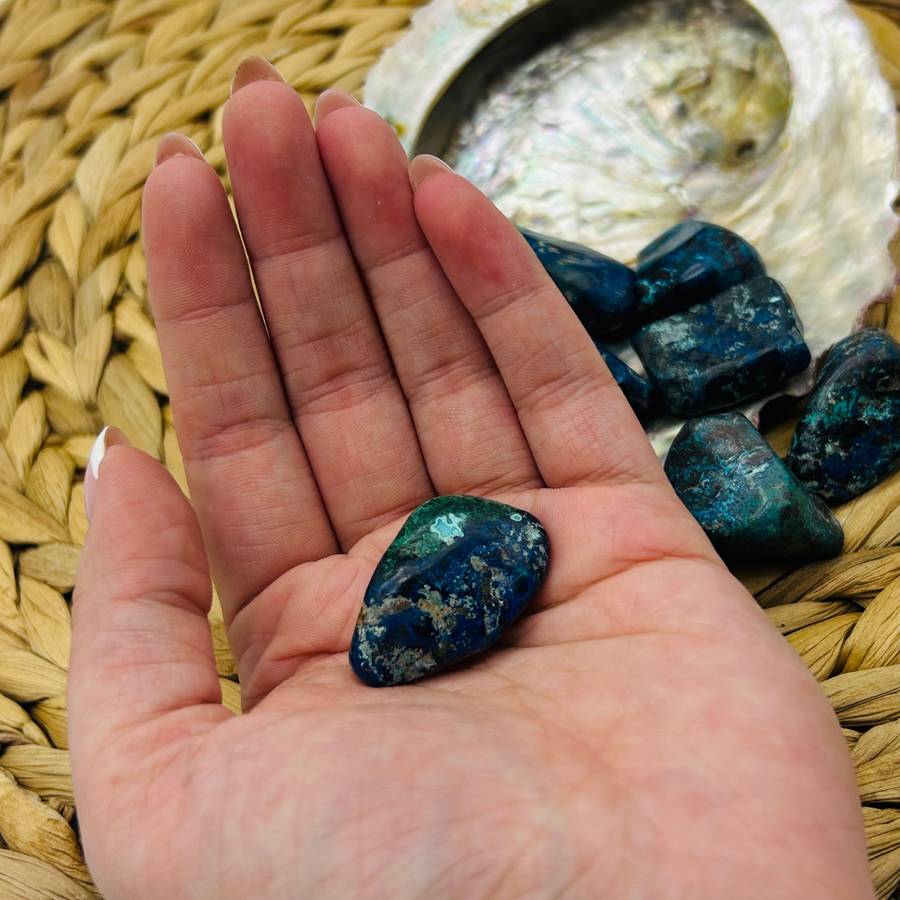 Shattuckite Tumbled - Medium