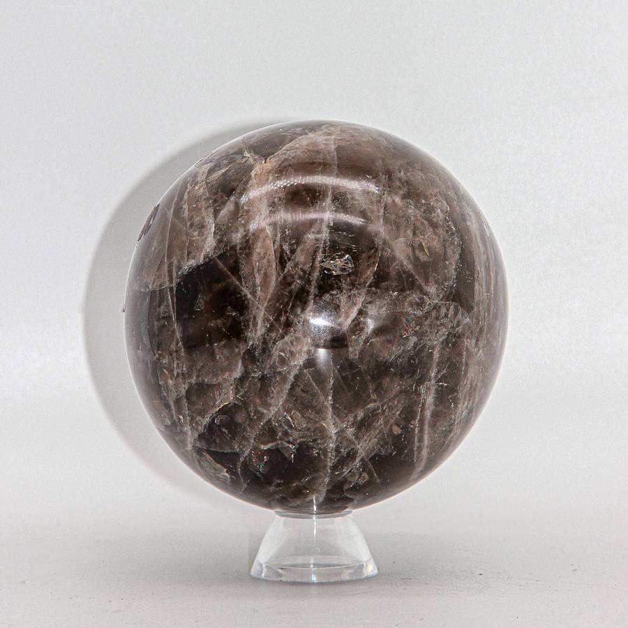 Large Smoky Quartz Crystal Sphere