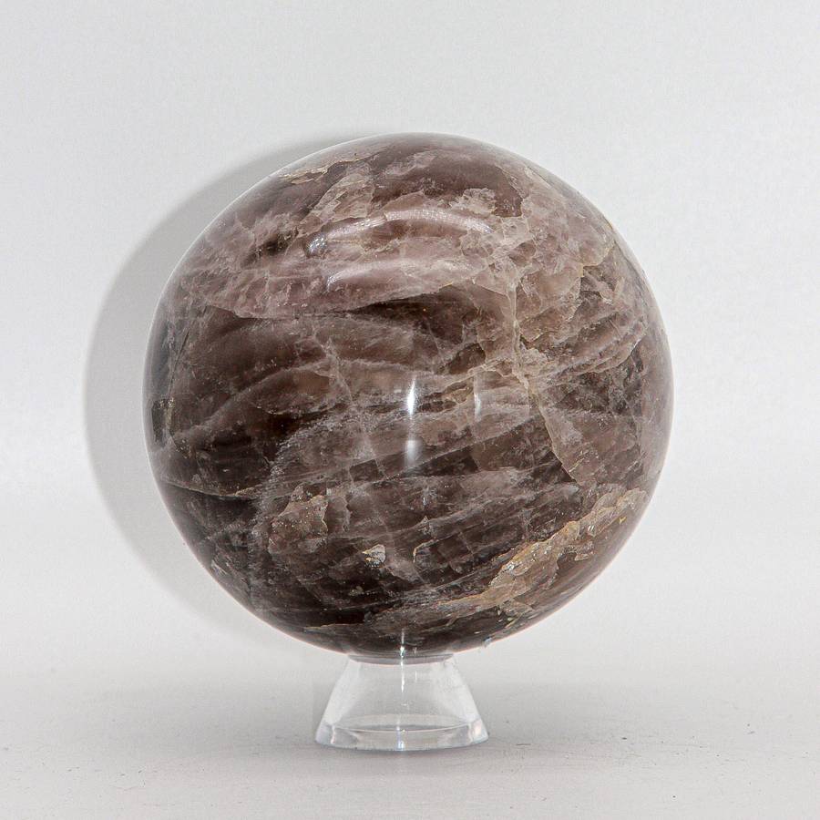 Large Smoky Quartz Crystal Sphere