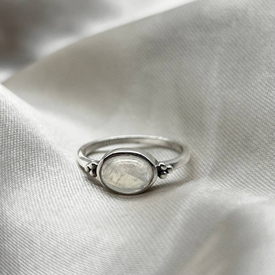 Sterling Silver Moonstone Ring