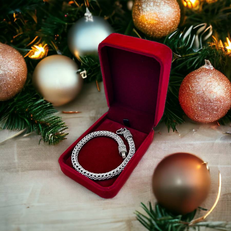Mens Sterling Silver Bracelet