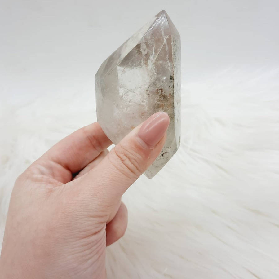 Double Terminated Quartz With Chlorite Inclusion Generator