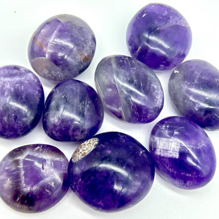 Tumbled Amethyst Crystal Orbs