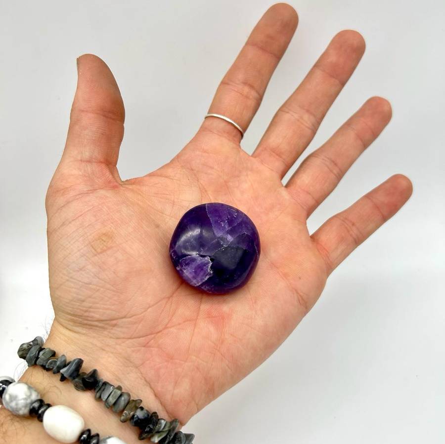 Tumbled Amethyst Crystal Orbs