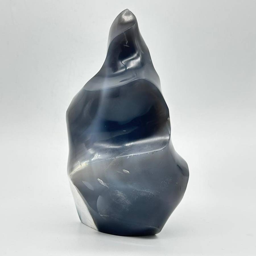 Large Agate Crystal Flame