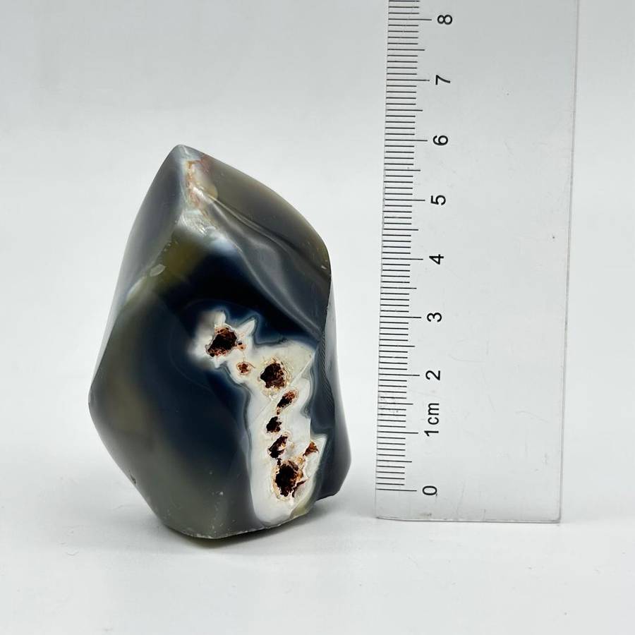 Small Agate Crystal Flame