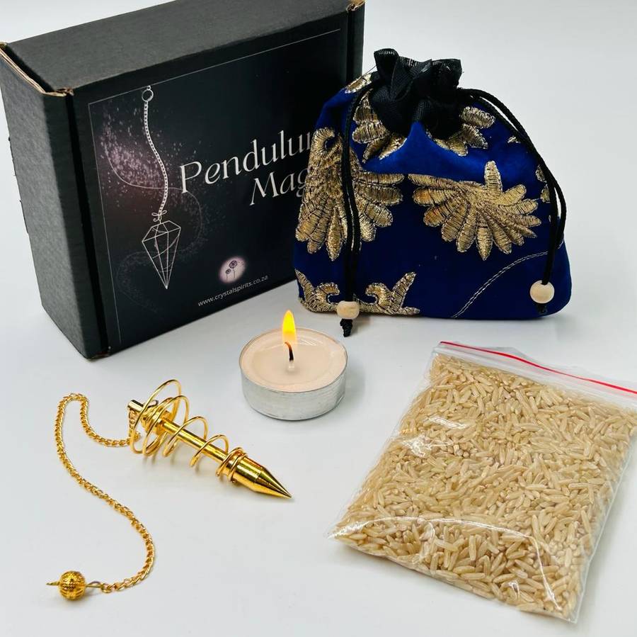 Gold Metal Spiral Pendulum Kit