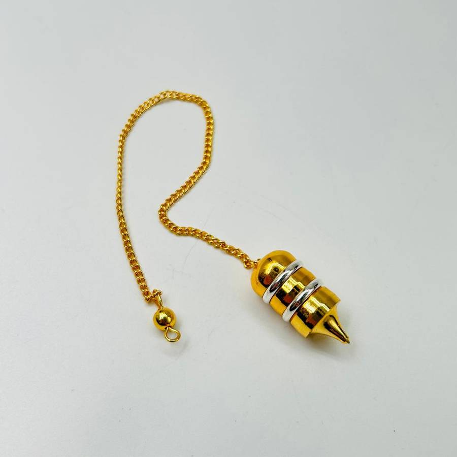 Petite Brass Bullet Shaped Pendulum Kit