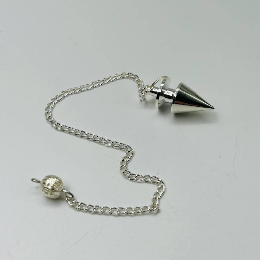 Petite Pyramid Shaped White Metal Pendulum Kit