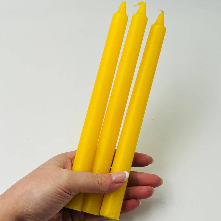 Yellow Shrine Solid Candle