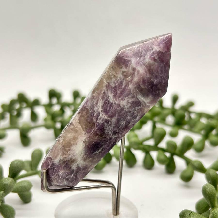 Mini Double Terminated Lepidolite Wand